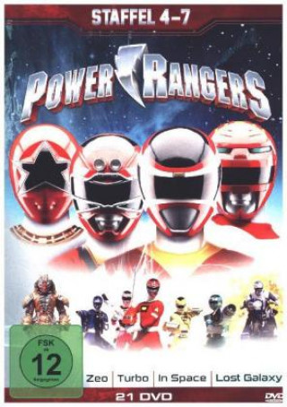 Power Rangers. Staffel.4-7, 21 DVDs