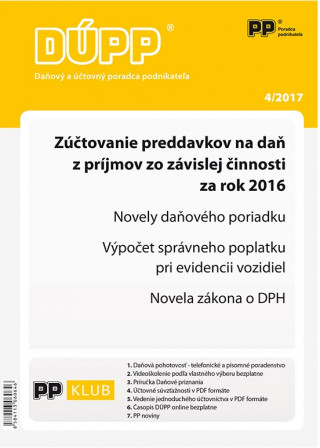 Daňový a účtovný poradca podnikateľa 4-2017