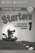 Cambridge English Starters 1 for Revised Exam from 2018 Answer Booklet