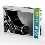 Ein Motiv aus dem Kalender BMW R69S in schwarzweiss (Puzzle)