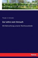 Zur Lehre vom Versuch