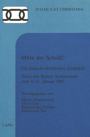 Mitte der Schrift?