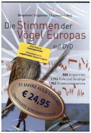 Die Stimmen der Vögel Europas, 1 DVD-ROM