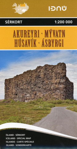 Akureyri / Myvatn / Husavik / Asbyrgi  1 : 200 000