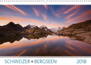Schweizer Bergseen 2018 (Wandkalender 2018 DIN A3 quer)