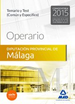 Operario de la Diputación Provincial de Málaga. Temario y test común y específico