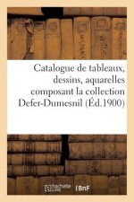 Catalogue de Tableaux, Dessins, Aquarelles Composant La Collection Defer-Dumesnil