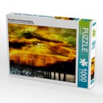 Windräder im Sonnenuntergang (Puzzle)