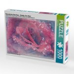 Romantische Rote Rose - Shabby Chic Style (Puzzle)
