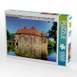 Burg Vischering in Lüdinghausen ursprünglich 1271 erbaut. Wiederaufbau Mitte des 16.Jahrhunderts (Puzzle)