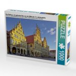 Das Rathaus, ein gotischer Bau aus der Mitte des 14. Jahrhunderts (Puzzle)