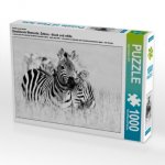 Ein Motiv aus dem Kalender Emotionale Momente: Zebras - black and white. (Puzzle)