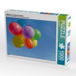 Luftballons am blauen Himmel (Puzzle)