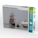 Viermastbark Sedov läuft in den Emder Hafen ein (Puzzle)