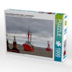 Feuerschiff Borkum Riff und Elbe 1 auf dem Dollart (Puzzle)