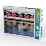 Bootshäuschen am Ufer (Puzzle)