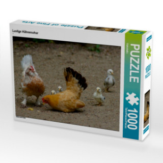 CALVENDO Puzzle Lustige Hühnerschar 1000 Teile Lege-Größe 64 x 48 cm Foto-Puzzle Bild von Kattobello