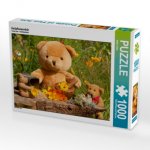 CALVENDO Puzzle Heilpflanzenbär 1000 Teile Lege-Größe 64 x 48 cm Foto-Puzzle Bild von Meike Bölts