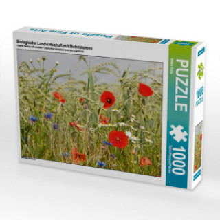 Biologische Landwirtschaft mit Mohnblumen (Puzzle)
