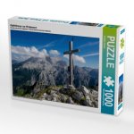 Gipfelkreuz vor Watzmann (Puzzle)