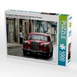 Der legendäre Oldtimer Mercedes 180 unterwegs in Havanna (Puzzle)