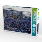 Fahrräder auf dem Bahnhofsvorplatz (Puzzle)