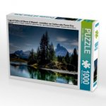 Lago di Federa mit Becco di Mezzodi - erreichbar von Cortina oder Passo Giau (Puzzle)