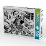 Ein Motiv aus dem Kalender Schwarz Weiße Graffiti Impressionen aus Bielefeld (Puzzle)
