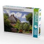 Typisches, niedersächsisches Bauernhaus mit Ziehbrunnen (Puzzle)
