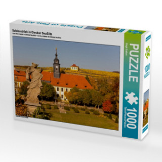 Schlossblick in Diesbar Seußlitz (Puzzle)