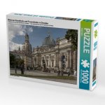 Blick zur Kunsthalle und Frauenkirche in Dresden (Puzzle)