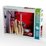 Stillleben mit Pfannkuchen und Beeren (Puzzle)