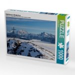 Gipfelkreuz in Bergkulisse (Puzzle)