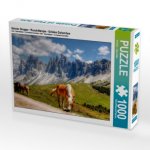Geisler Gruppe - Raschötzalpe - Gröden Dolomiten (Puzzle)