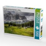 Kolfuschger Hochalm mit Sella Massiv - Gröden (Puzzle)