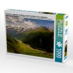 Talschluss Langtaufers mit Melag und dem Karlinbach vom Langtauferer Höhenweg aus gesehen (Puzzle)
