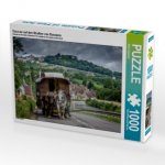 Caravan auf den Straßen von Sancerre (Puzzle)