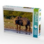 Nashorn im Etosha NP, Namibia (Puzzle)