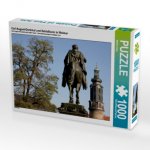 Carl-August-Denkmal und Schloßturm in Weimar (Puzzle)