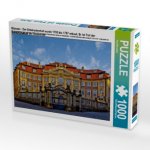 Münster - Der Erbdrostenhof wurde 1753 bis 1757 erbaut. Er ist Teil der Barockinsel an der Salzstraße (Puzzle)