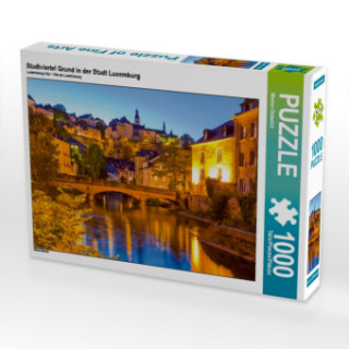 Stadtviertel Grund in der Stadt Luxemburg (Puzzle)