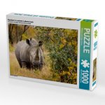 Nashorn in seinem Lebensraum (Puzzle)