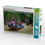 Vietnam, Flussinseln bei My Tho (Puzzle)