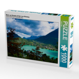 Blick von Duingt auf den Lac d'Annecy (Puzzle)