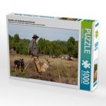 Schäfer mit Heidschnuckenherde (Puzzle)