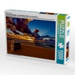 Ein Motiv aus dem Kalender Sonnenuntergänge, an der Nordseeküste vor Cuxhaven (Puzzle)