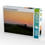 Die Nordostseebahn im Sonnenuntergang (Puzzle)