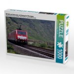 189 045 und Schwester mit Erzzug bei Winningen (Puzzle)