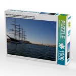 Blick vom Priwall auf die Passat und Travemünde (Puzzle)