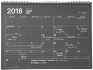 MARK'S 2018 Tischkalender M // Black